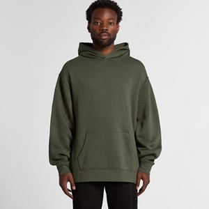Échantillon gratuit OEM Ensemble pull-over à capuche à manches longues pour hommes 50% coton 50% polyester Sweat-shirt imprimé d'hiver de grande taille noir - Product Image 1