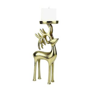 Bougeoir élégant en métal de fer pour la décoration à la maison et l'affichage élégant de table intérieure de mariage - Product Image 5