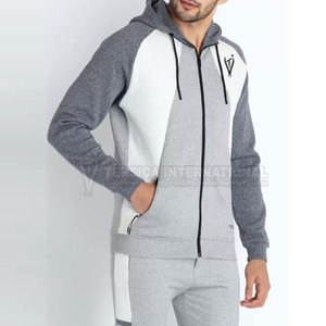 Conjunto de chándal para hombre Combinación de colores a la moda Sudadera con capucha y pantalones para correr Conjunto de chándal cómodo para hombre - Product Image 4