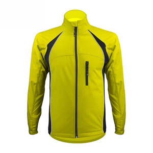 Chaquetas de concha blanda cortavientos de poliéster impermeable para hombre, chaquetas de concha blanda de otoño con logotipo personalizado al por mayor - Product Image 5