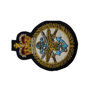 Insignes Wok sur mesure de qualité supérieure patchs d'emblèmes britanniques brodés à la main avec tissu en fil métallique et strass pour la décoration - Product Image 6