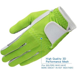 Gants de golf en cuir personnalisés respirants, durables, adaptés à tous les temps, performance, prix d'usine OEM, faible MOQ, livraison rapide - Product Image 2