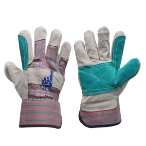 2025 Venta al por mayor de cuero Protección laboral Guantes de soldador Guantes de soldadura industrial - Product Image 5