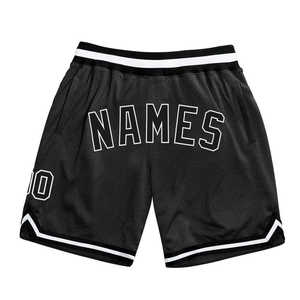 Vente en gros 100% short de basket-ball en maille respirante à séchage rapide en polyester avec nom d'équipe personnalisé avec des techniques imprimées - Product Image 2