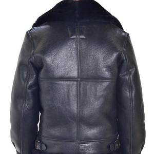 Blouson d'hiver en cuir matelassé pour homme, nouvelle conception, logo personnalisé, haute qualité, chaud, épais, coupe-vent, imperméable, avec logo frontal, vente en gros - Product Image 5
