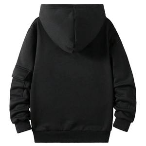Nouveau style de vêtements grande taille pour hommes pull chaud sweats à capuche pullover respirants à boucle personnalisés - Product Image 3