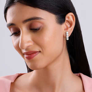 Pendientes de perlas de plata inspiradoras-Accesorio elegante y seductor - Product Image 4