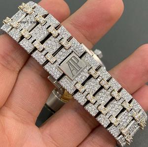 Luxury Hip Hop Moissanite <b>Watch</b> Full Iced Out Stainless Steel Automatic Diamond Style <b>Wrist</b> <b>Watch</b> - Product Image 2