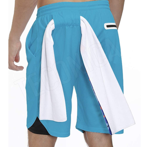 Short de gymnastique personnalisé pour hommes avec séchage rapide Taille élastique Basketball Training Fitness Wear y compris Poche pour l'entraînement - Product Image 5