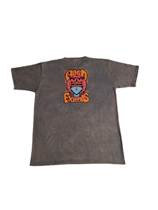 High Street Hip Hop Camiseta de ácido de gran tamaño lavada Vintage para hombre Logotipo personalizado 100% algodón - Product Image 2