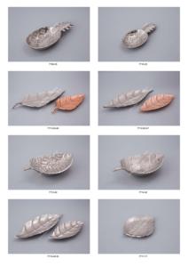 Plato moderno con forma de hoja Vintage hecho a mano, cuenco decorativo de Metal de aluminio ecológico, platos al por mayor de Venta caliente - Product Image 2