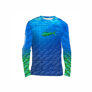 เสื้อเจอร์ซีย์ตกปลาสำหรับทีมพิมพ์ซับลิเมตจากปากีสถาน