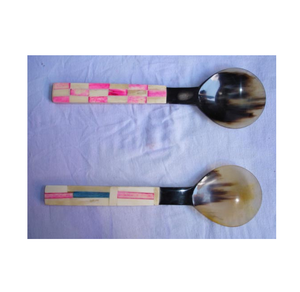 Ensemble de couverts en argent élégant avec poignées de designer noires Couverts de qualité supérieure pour table à manger Cuisine Fête de mariage Utilisation Inde - Product Image 6