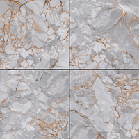 Nouvelle conception en taille de 600x600mm Design en marbre ayant des carreaux de céramique polis utilisés pour l'entrepôt