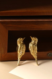 Perilla de Metal Dorado con Diseño de Pájaro para Gabinetes, Cajones y Puertas, Elegante Tirador Decorativo para Decoración del Hogar y Muebles con Estilo - Product Image 3