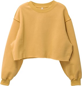 Sudadera Corta Personalizada para Mujer 2026, Sudadera de Manga Larga, Top Corto de Felpa, Precio al por Mayor - Product Image 6