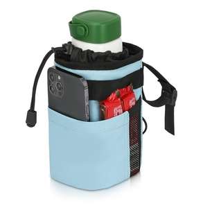 <span class=keywords><strong>Porte</strong></span>-gobelet pour vélo, <span class=keywords><strong>porte</strong></span>-bouteille d'eau pour guidon de vélo, cage à bouteille d'eau pour vélo avec rangement pour téléphone, accès rapide et facile - Product Image 2