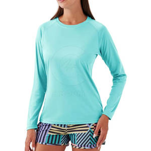 Haute qualité imprimé personnalisé femmes Rash Guard survêtement décontracté Fitness porter pour l'été en gros livraison urgente disponible - Product Image 1