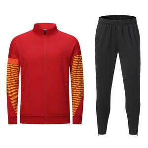 Nuevo estilo, chándal de fútbol de alta elasticidad, logotipo personalizado, ropa deportiva de entrenamiento de fútbol transpirable de manga larga para hombres - Product Image 2