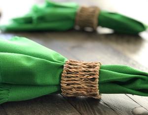 ห่วงรัดผ้าเช็ดปากหวายวินเทจสำหรับโต๊ะรับประทานอาหารที่บ้านและตกแต่งโต๊ะคาเฟ่ด้วยงานแฮนด์เมดแนวชนบทจากอินเดีย - Product Image 2