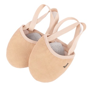Chaussons de danse en toile personnalisés à bout fendu avec sangle élastique, légers, flexibles et confortables pour la pratique des filles et des femmes - Product Image 2