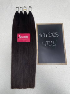 ผมสีดำธรรมชาติ100% ผมคนแท้จากเวียดนามยังไม่ได้ผ่านการทำผมสำหรับต่อผมแบบชาวผู้บริจาคเดี่ยว - Product Image 1