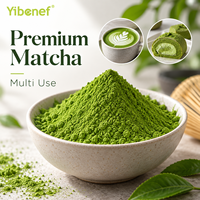Poudre de Matcha de Qualité Supérieure Yibenef, Grade Cérémonial, pour Matcha Latte, Smoothies et Pâtisseries, OEM ODM Personnalisé
