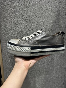 QIFON, diseño Original, zapatos vulcanizados japoneses, tendencia de moda, zapatillas desgastadas, suela gruesa, plantilla de goma de lona impresa - Product Image 4