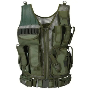 Nouvel arrivage : Gilet tactique multi-poches à dégagement rapide, robuste, avec système de plaques - Product Image 2