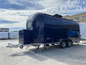 Donuts Gourmands & Cold Brew |   Camion de cuisine mobile Airstream bleu à prix avantageux - Product Image 5