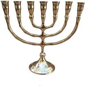 7 Bras Menorah Bougeoir De Mariage Halloween Fêtes Décoration De Table Décoratif De Luxe Bougeoir Pour Hanukah Décor À La Maison - Product Image 1
