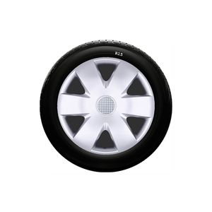 Sks pour couvre-roues 15 pouces incassables, 1 ensemble de 4 pièces, Réf. 308, ajustement universel, taille unique, fabriqué en TR - Product Image 1