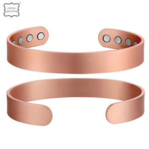 Plain <b>Copper</b> <b>Bracelets</b> With Magnets Bands Wearing It Has Health Benefits <b>Magnetic</b> Therapy <b>Copper</b> <b>Bracelets</b> - Product Image 2