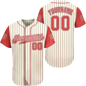 Ensemble de maillots de baseball personnalisés, doux, confortables, respirants, matière à séchage rapide - Product Image 2