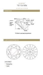 B2B D'VINS JEWELS GIA Certified 1,10 CT Diamante blanco suelto Natural redondo D Color FL FLOW Pureza EX Cut Pulido - Product Image 4