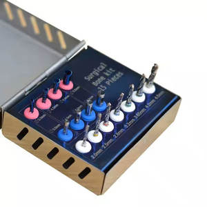 Kit de taladro de hueso para mezcla de implantes dentales, taladros de trefina, punzón de tejido, Kit de 15 piezas - Product Image 1
