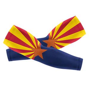 Factory Made Custom Logo Sports Cool Arm Sleeves Cycling Basketball UV Protector Compression Arm Sleeves - Product Image 1