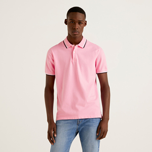 Camisa Casual de Manga Corta para Hombre de Alta Calidad, con Tela de Jersey Transpirable de Algodón/Poliéster, Diseño Sólido Personalizado al por Mayor - Product Image 1