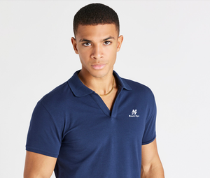 Verano Casual manga corta de punto Piqué Polo uniformes camisas camiseta logotipo personalizado bordado impresión para hombres - Product Image 3