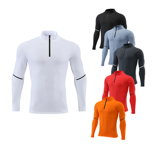 Camiseta Rashguard de manga larga de compresión personalizada para hombre, ropa deportiva Rush Guard - Product Image 4