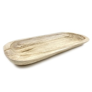 Plateau de service en bois fabriqué à la main à partir de véritable racine de bois naturel - Product Image 6