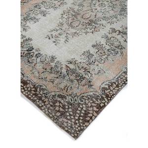 พรมขนสัตว์ถักมือสีน้ำตาลเบจสไตล์วินเทจ รุ่น Pae-2765 สำหรับตกแต่งบ้าน ลายเมดัลเลียนรูปสี่เหลี่ยมผืนผ้า สำหรับห้องโถง ลายแบบนามธรรม สำหรับห้องนั่งเล่น - Product Image 2