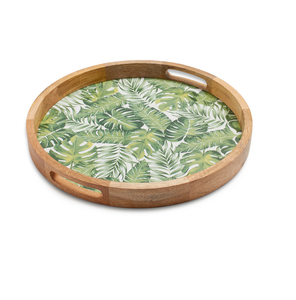 Bandeja de servicio de madera e impresa al por mayor, decoración del hogar, Acacia Rectangular Vintage, uso al mejor precio - Product Image 2