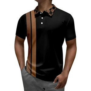 Camiseta Polo de Algodón 100% con Logotipo y Etiqueta Frontales para Hombre, Corte Holgado, Camiseta Profesional de Poliéster Estampada para Hombre - Product Image 6