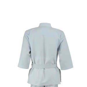 Uniforme de Karate Blanco para Práctica y Entrenamiento para Principiantes y Jugadores Experimentados, 100% Algodón Elástico de Secado Rápido, Impresión de Logotipo Personalizado - Product Image 6