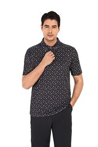 Camisas Casuales de Manga Corta para Hombre, Tejidas, Estampadas o Lisas, con Cuello Camisero, Tallas Grandes - Product Image 5