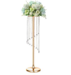 Centros de mesa florales de metal recargables de lujo para Decoración de mesa Soporte Decoración DE BODA Ceanterpiece. - Product Image 3