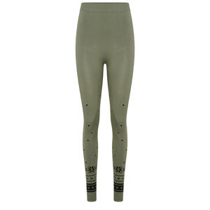 Best Quality Customized <b>Stretch</b> Yoga <b>Tops</b> & Tights Set Elastic Waist Leggings <b>Long</b>-<b>Sleeved</b> Base Layer Compression Set for Women - Product Image 5