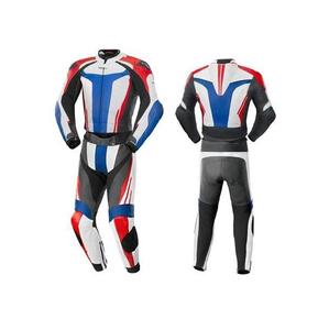 Vêtements de course automobile personnalisés Combinaisons en cuir de moto Combinaisons en cuir véritable pour moto Protection de haute qualité pour moto - Product Image 1