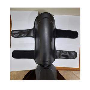 Vente en gros d'usine de protège-tibias d'entraînement de batteur de baseball Fabricant de protections des jambes Conception personnalisée Protège-tibia de baseball solide noir - Product Image 6